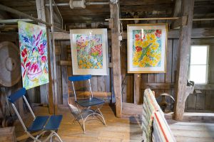 Grythytte Qwarn, café, butik och galleri på sommaren